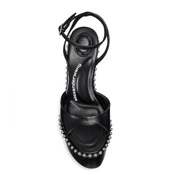 Alexander Wang Nova Ankle Strap 145 Studded Platform High Heel Sandals 35.5 NEW - Picture 6 of 16